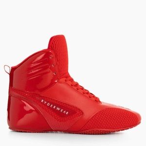 Ryderwear D-MAK CARBON FIBRE red lifting shoes